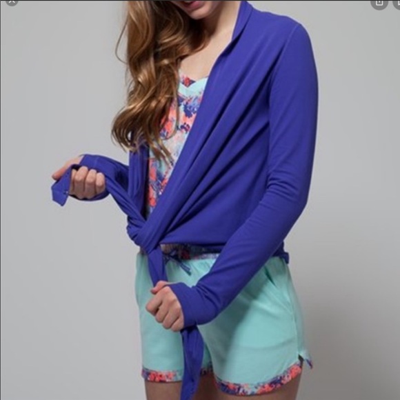 Ivivva girls wrap cardigan size 7 - Picture 7 of 7